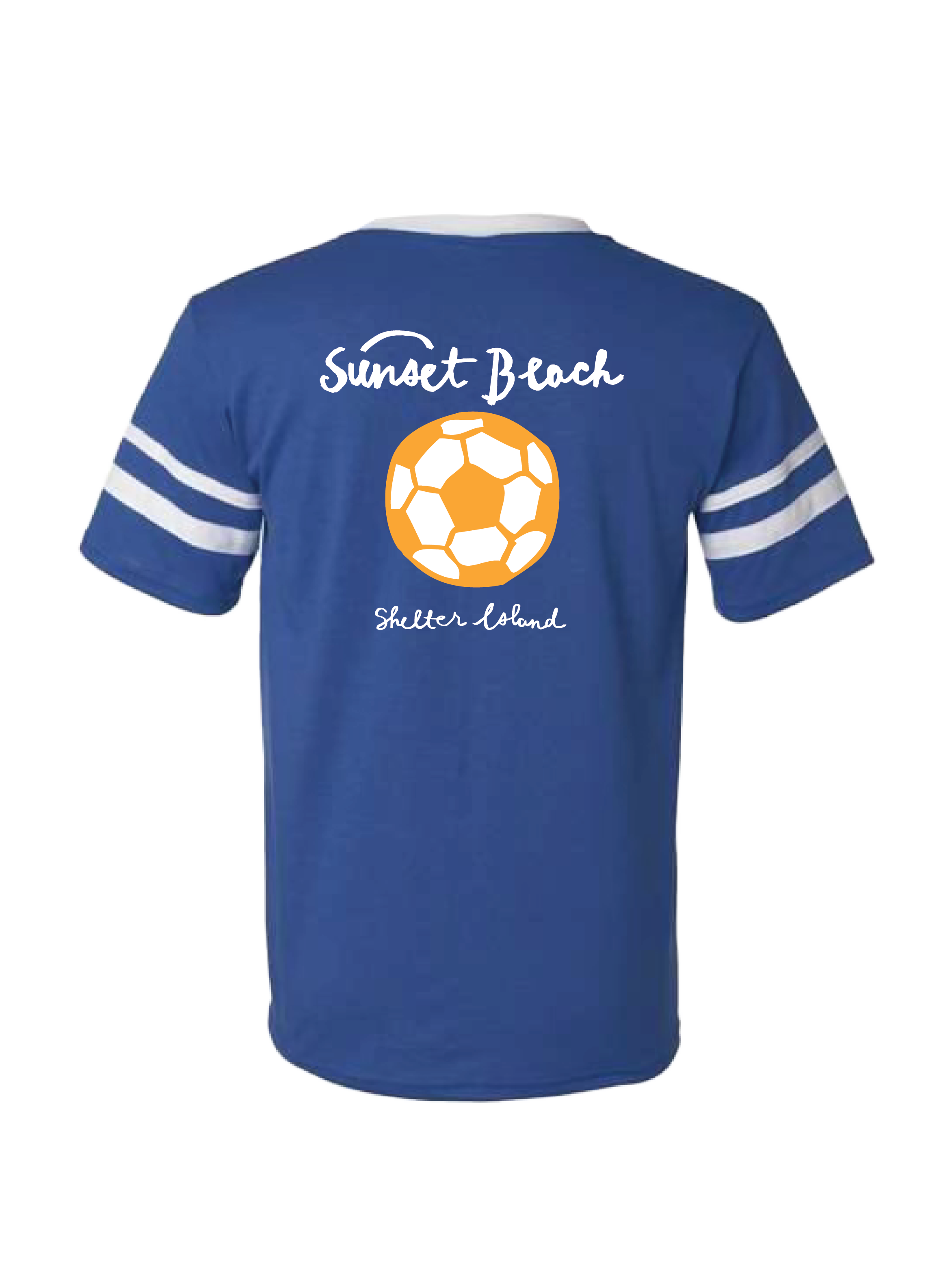 Sunset Beach Royal Soccer Jersey
