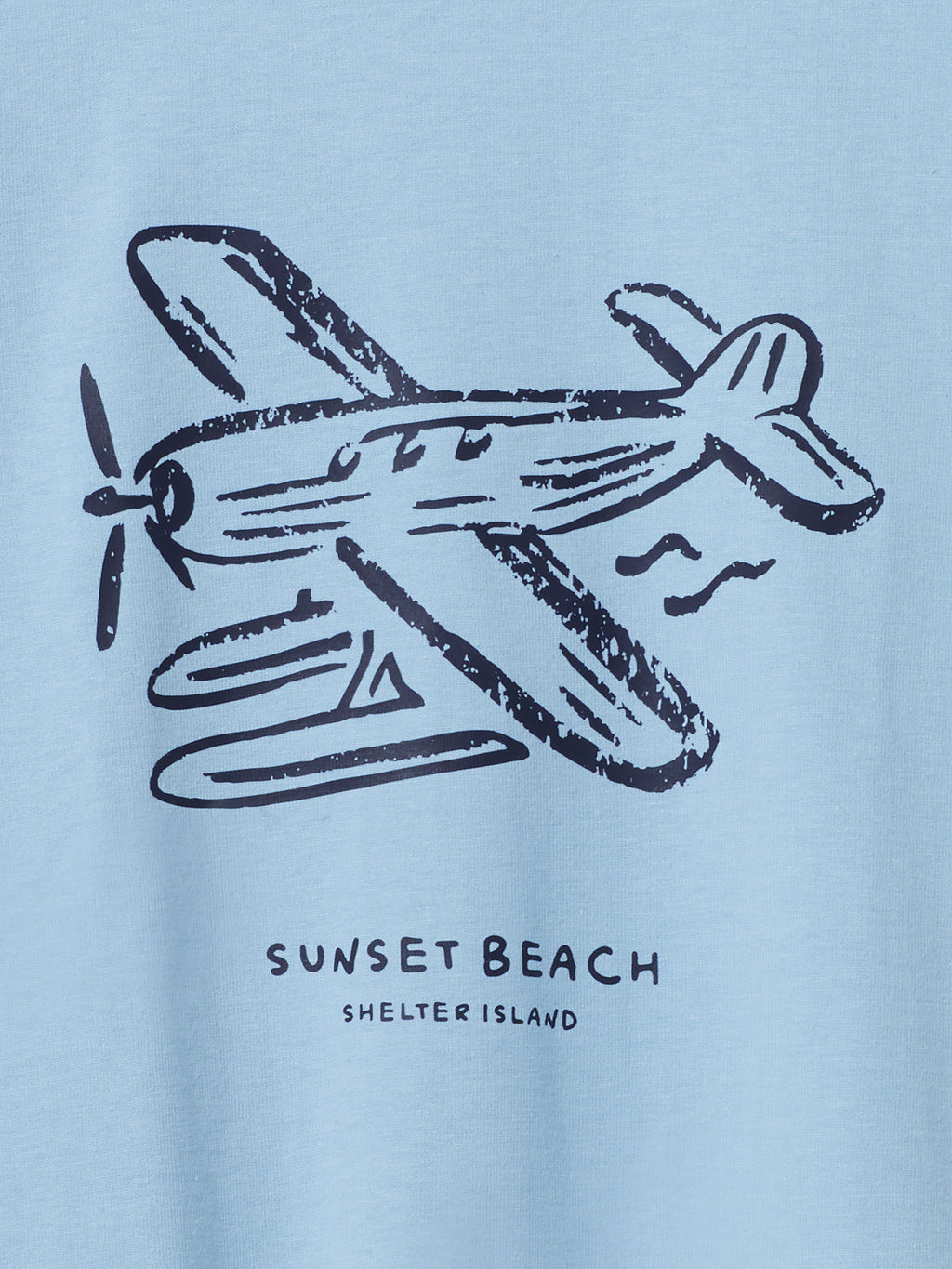 Seaplane Light Blue Tee