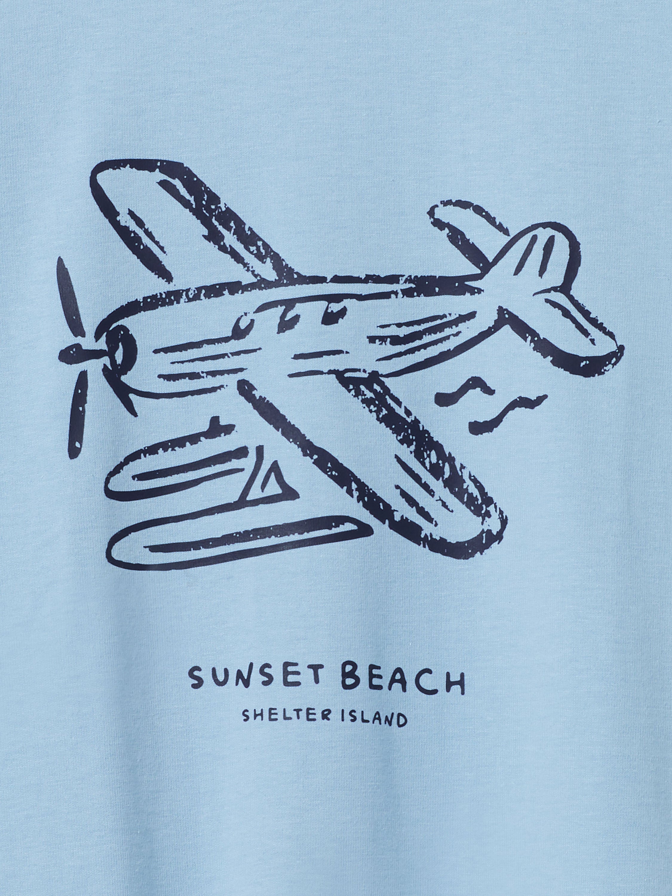 Seaplane Light Blue Tee