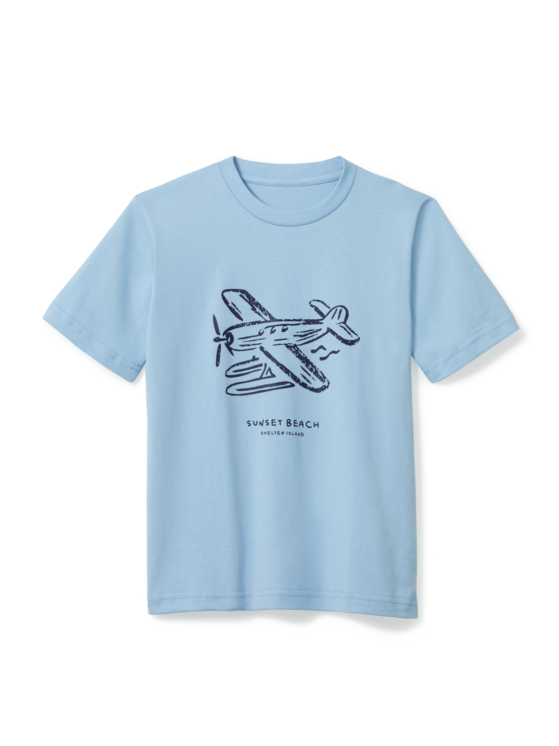 Seaplane Light Blue Tee