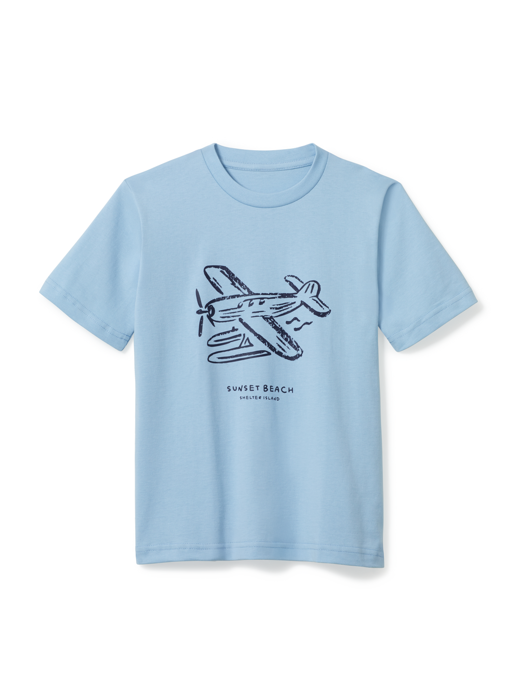 Seaplane T-Shirt (Light Blue)