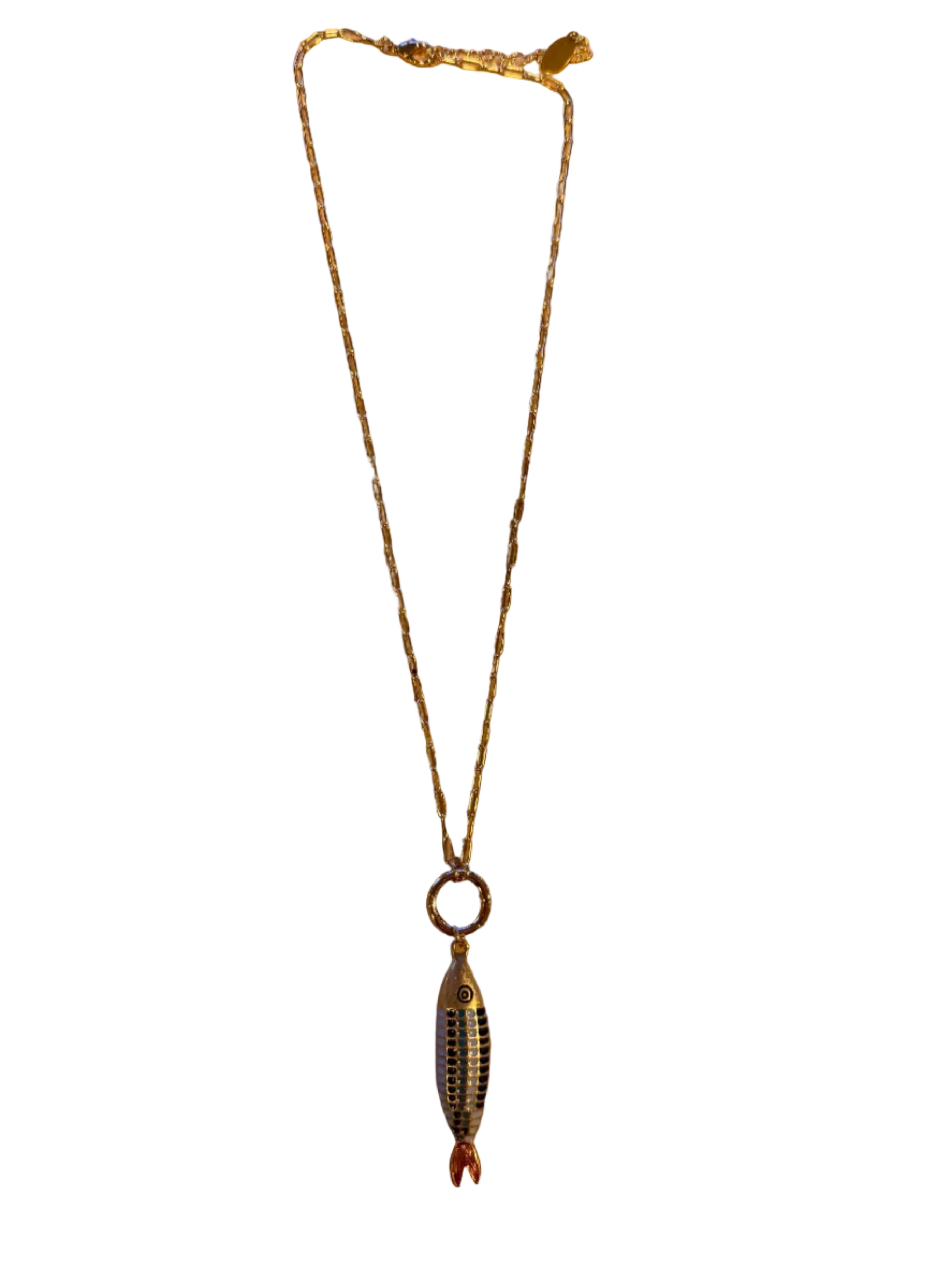 Silver Fish necklace