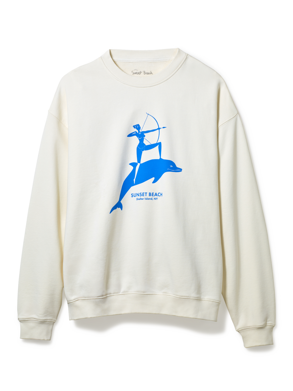 Diana on Dolphin Natural Sweatshirt