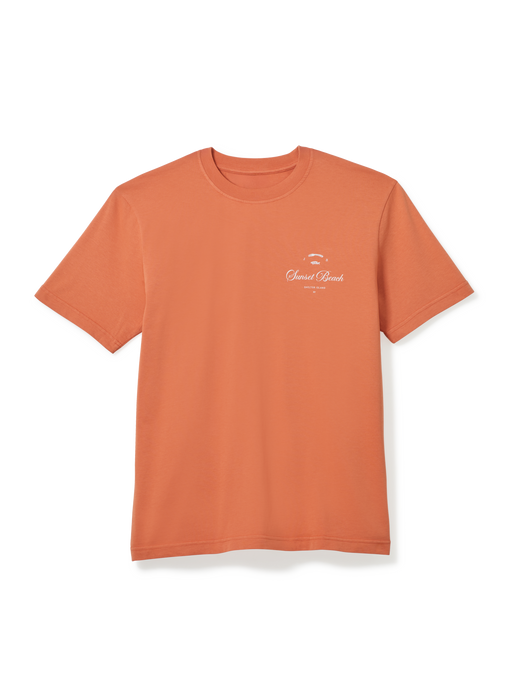 SSB FISH & FORK T-SHIRT - CORAL