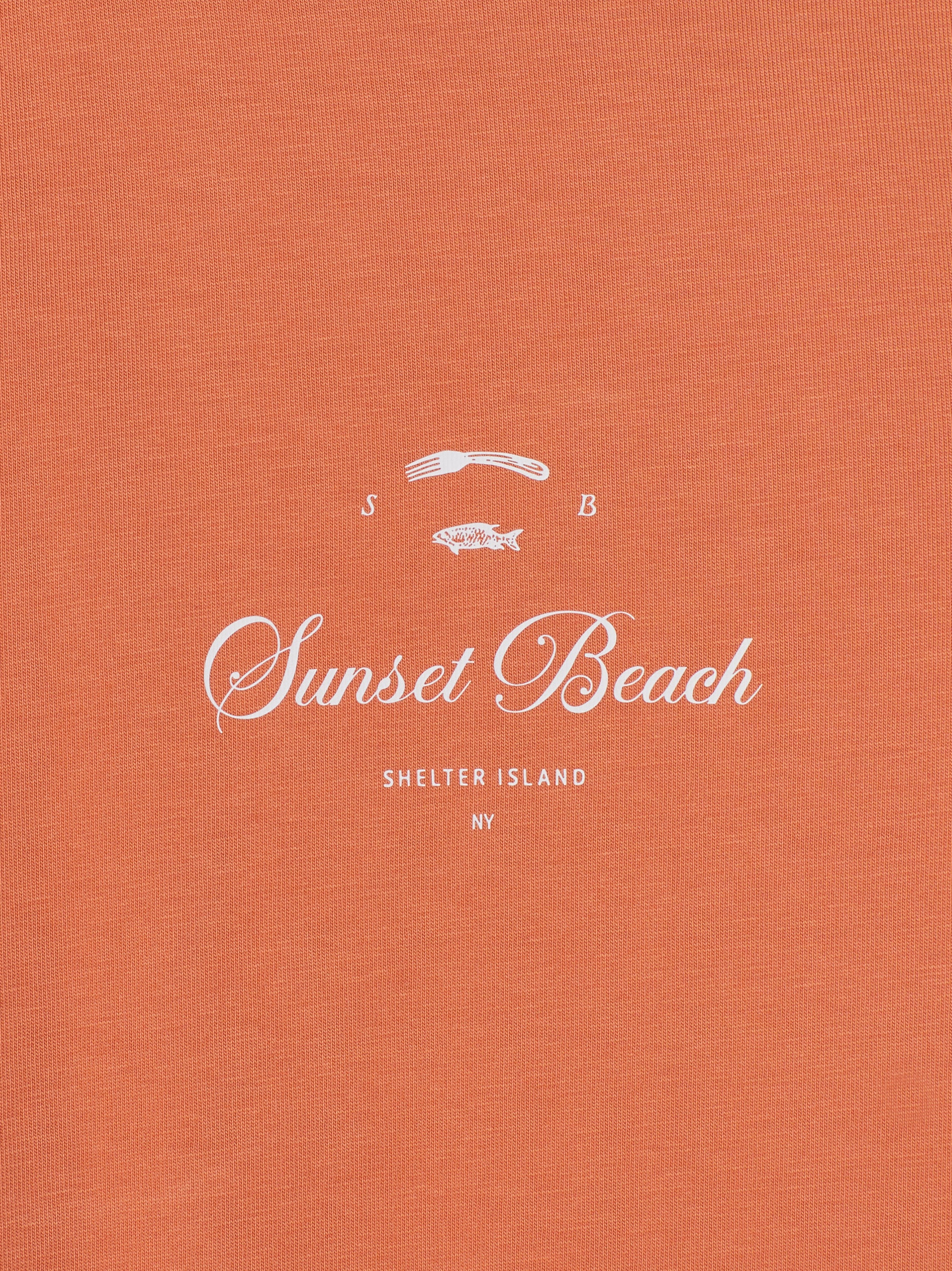 Fish & Fork Coral Tee