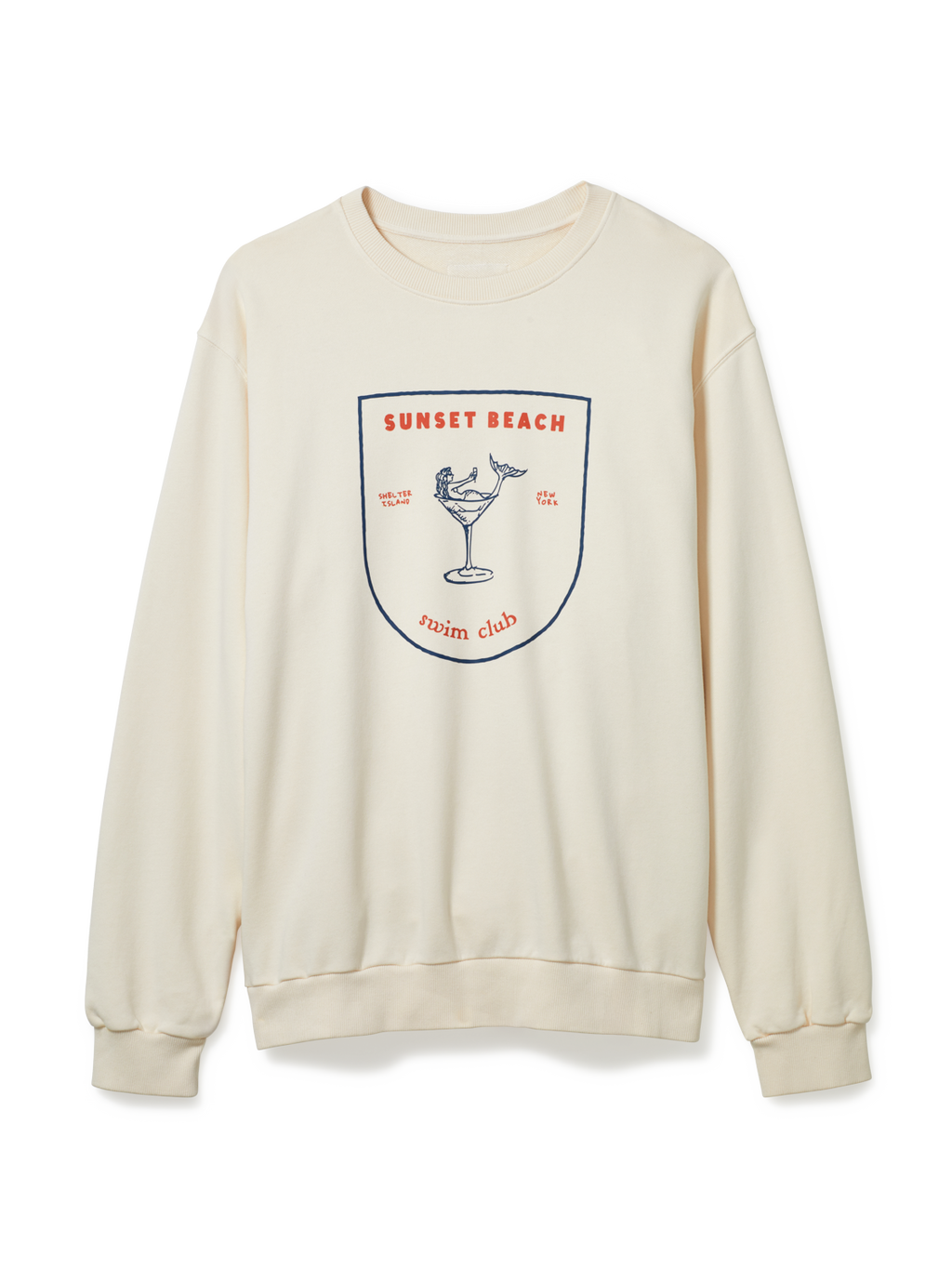 Mermaid Martini Oatmilk Sweatshirt