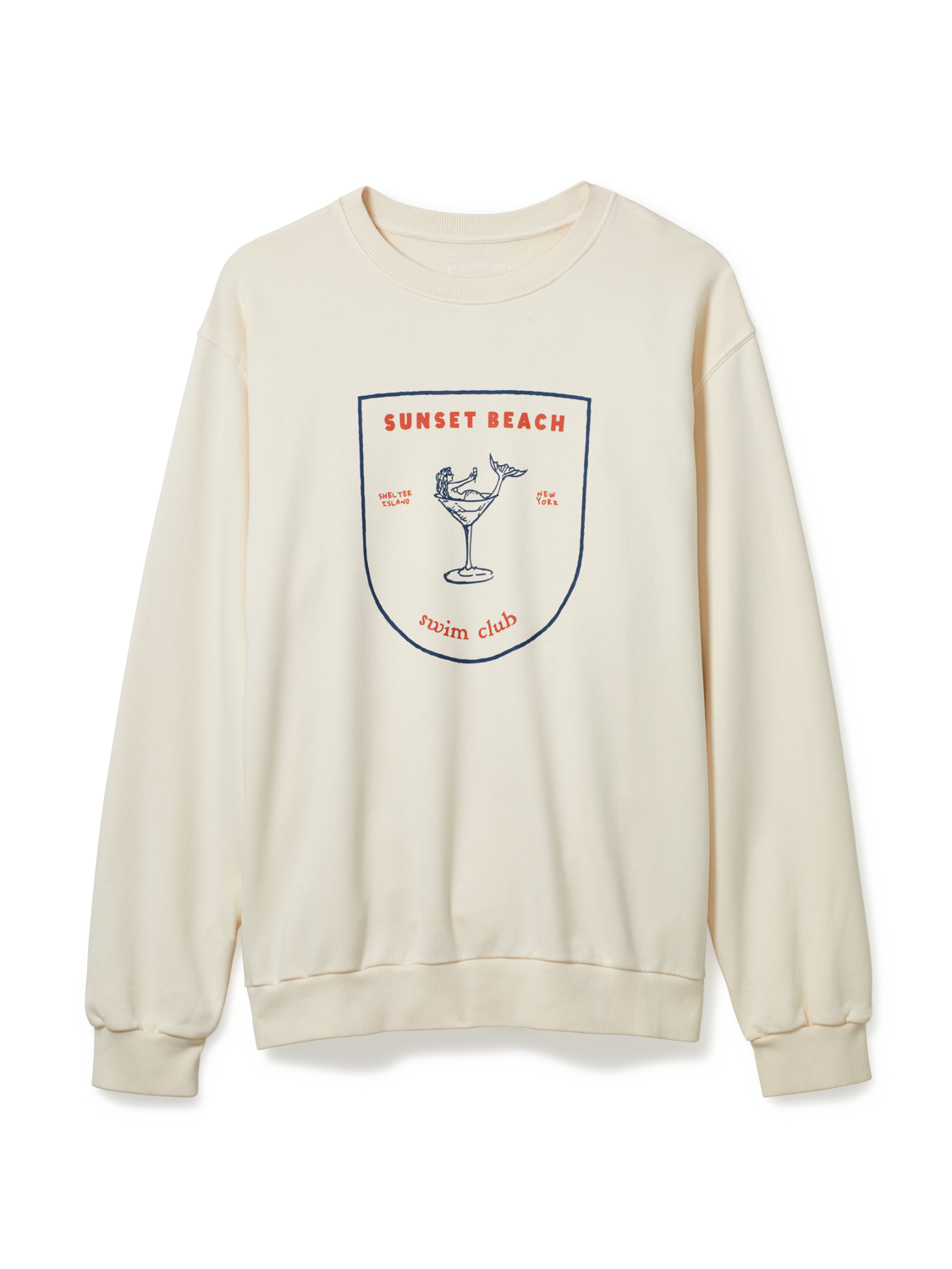 Mermaid Martini Oatmilk Sweatshirt