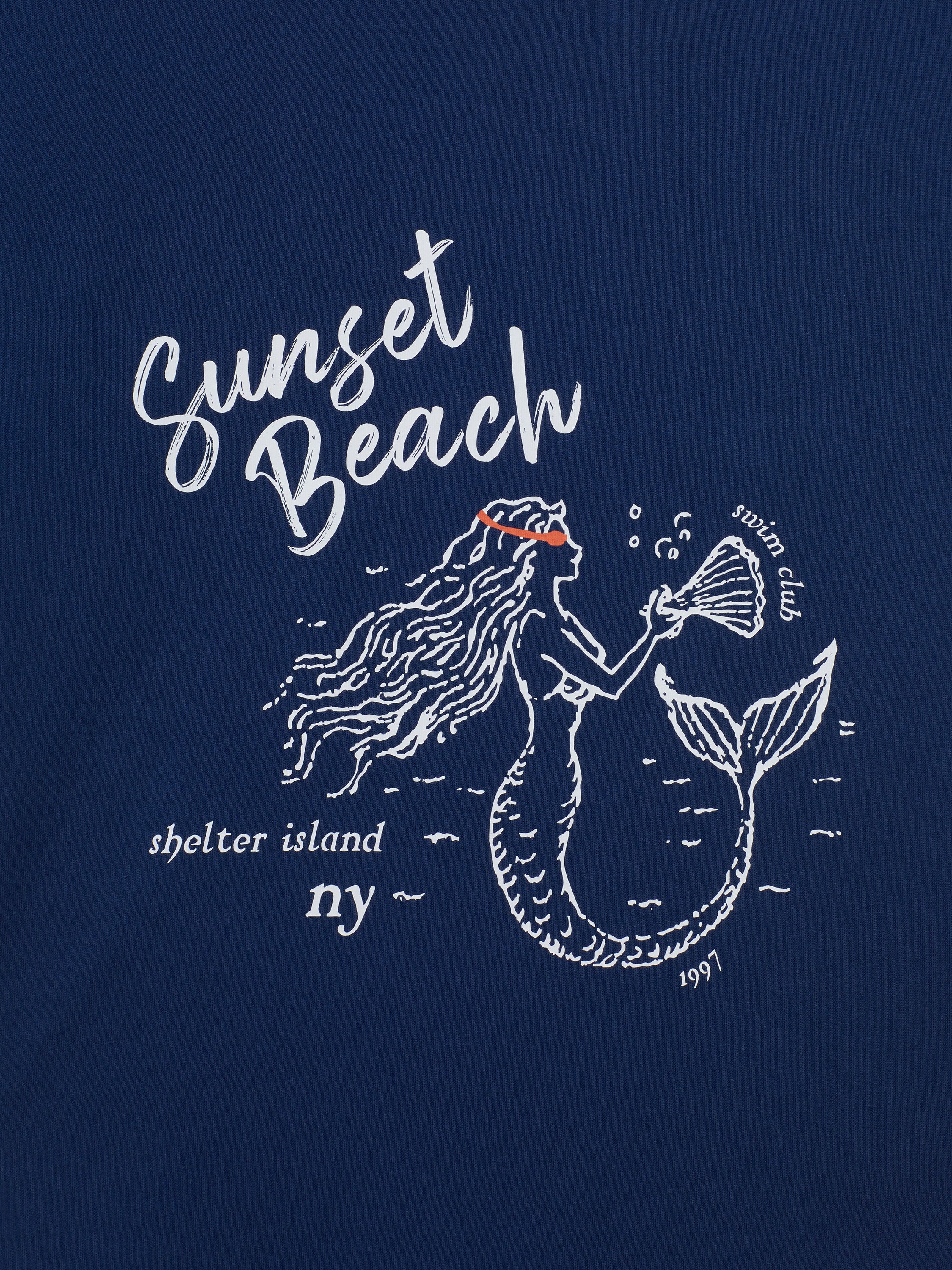 Mermaid Navy Tee
