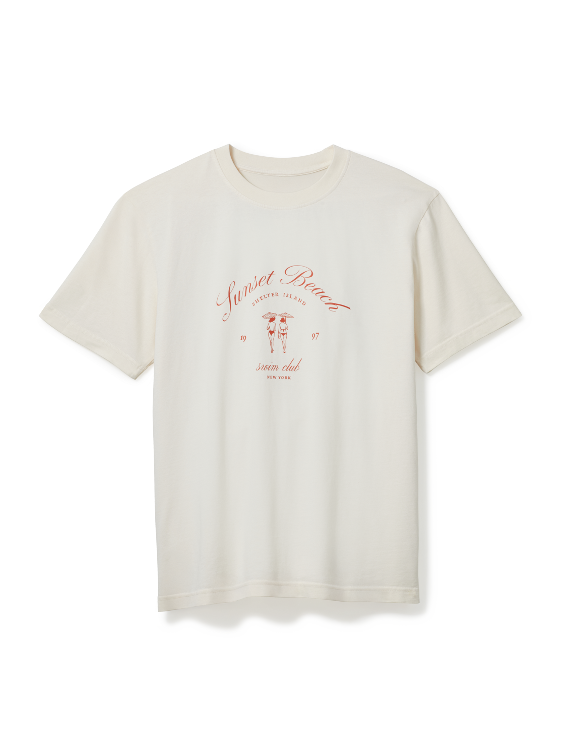Oyster Umbrella Oatmilk Tee