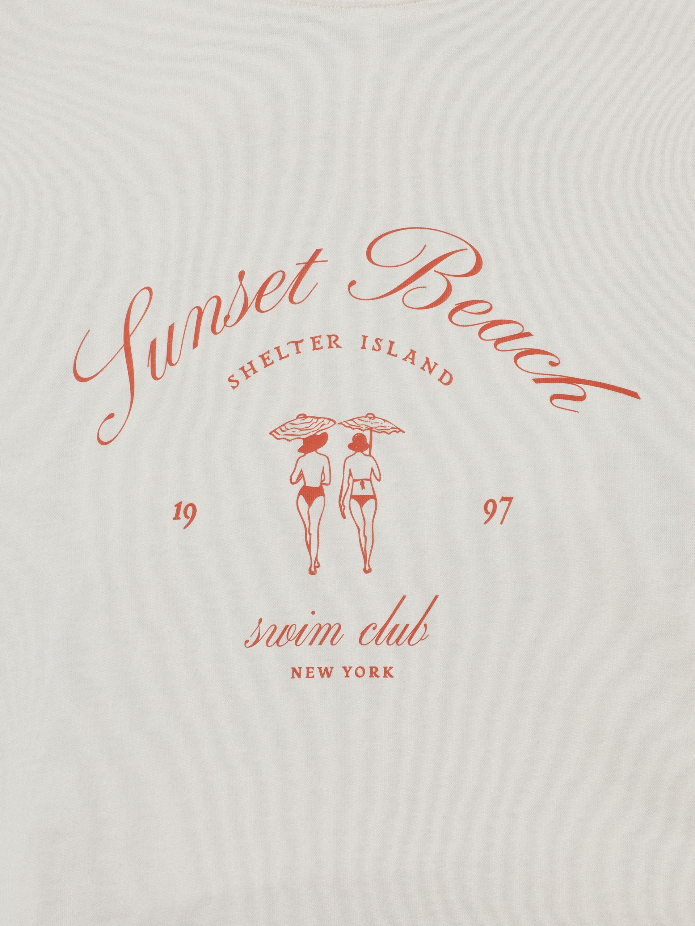 Oyster Umbrella Oatmilk Tee