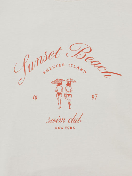 SSB OYSTER UMBRELLA T-SHIRT - OATMILK
