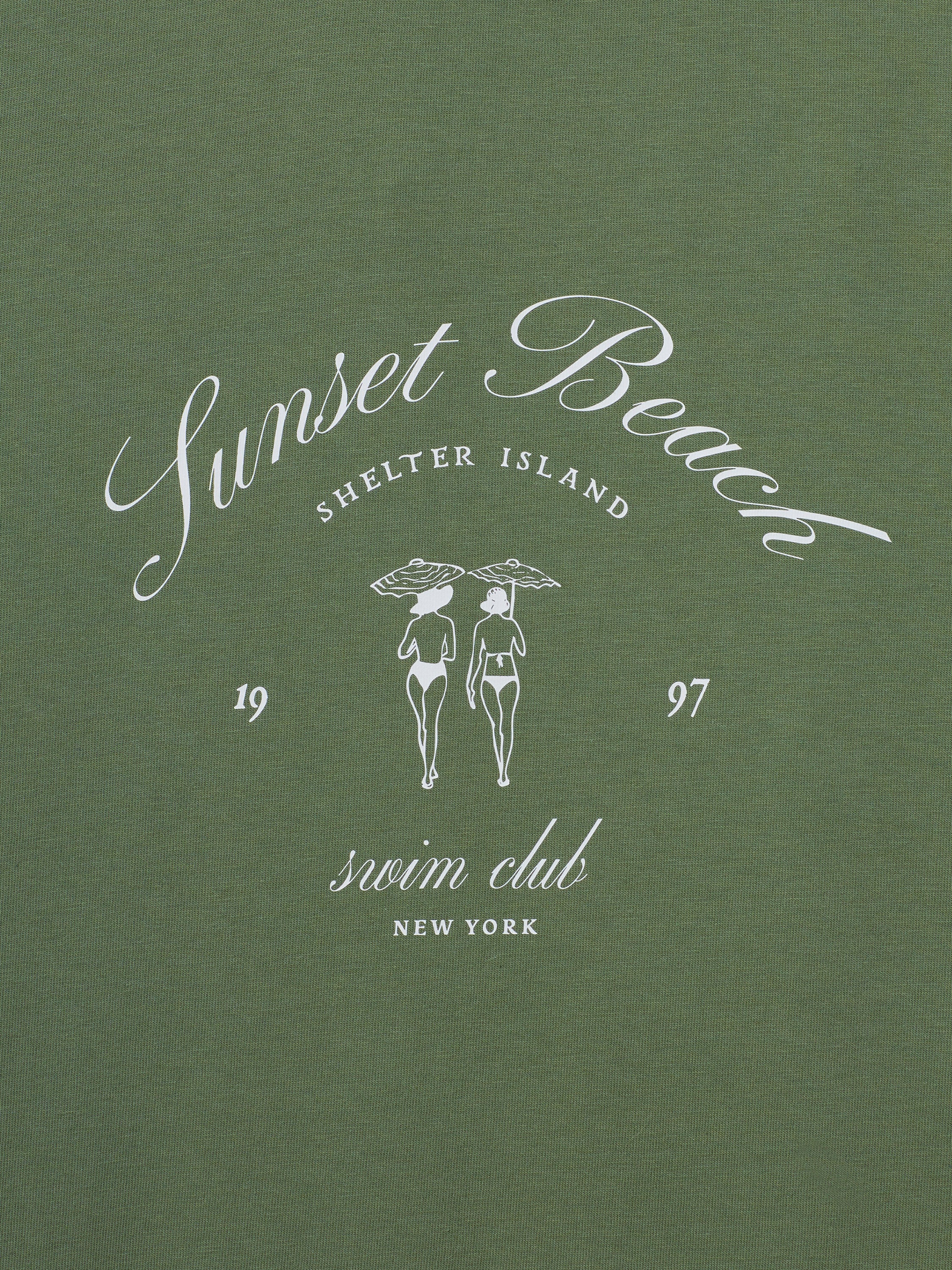 Oyster Umbrella Green Tee