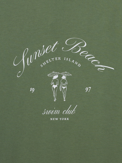 SSB OYSTER UMBRELLA T-SHIRT - GREEN