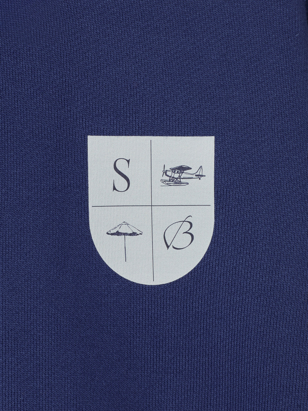 Crest Patch Navy Crewneck