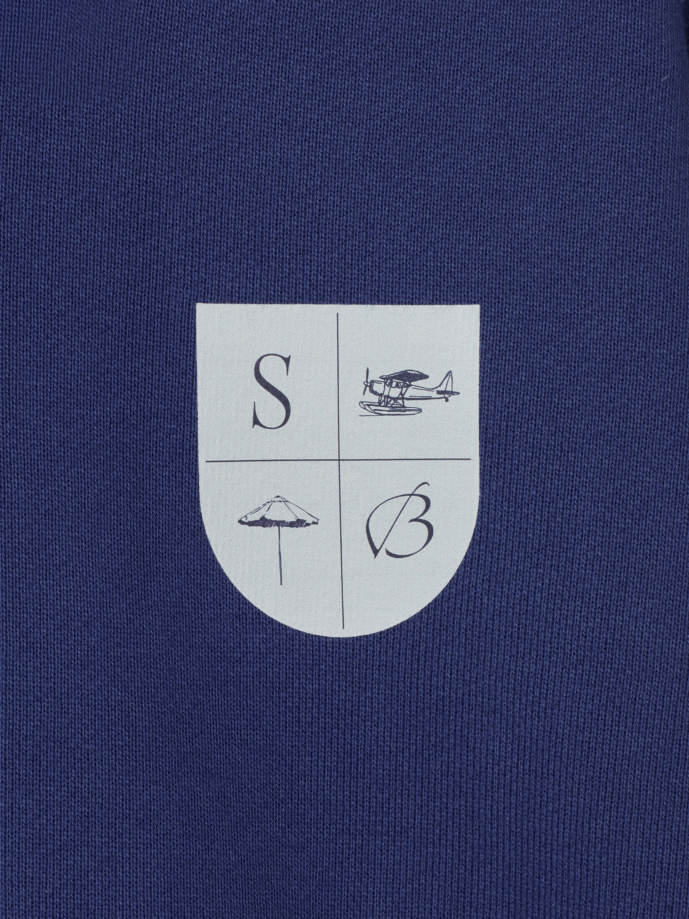 Crest Patch Navy Crewneck