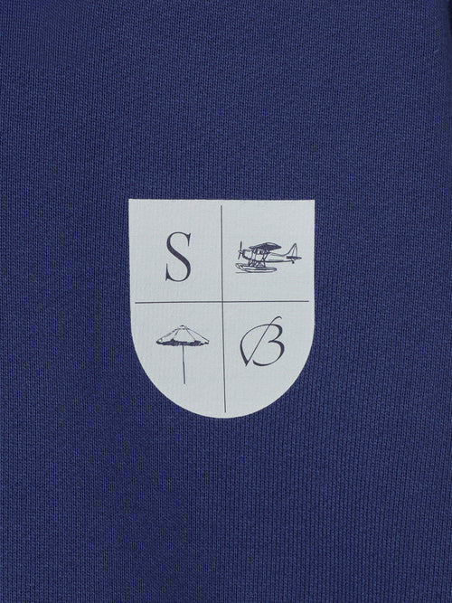 Crest Patch Navy Crewneck