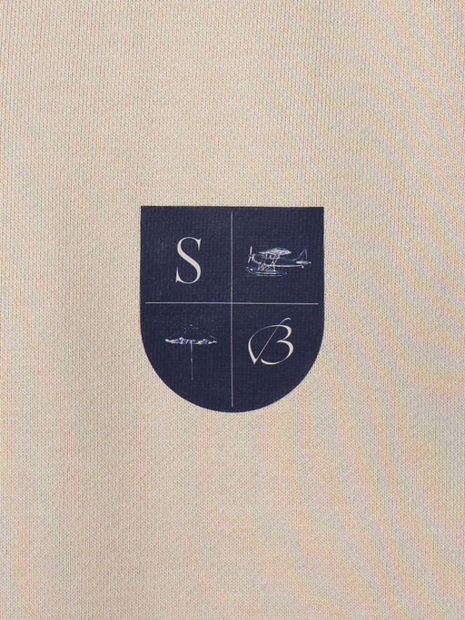 SSB PATCH CREWNECK - OATMILK