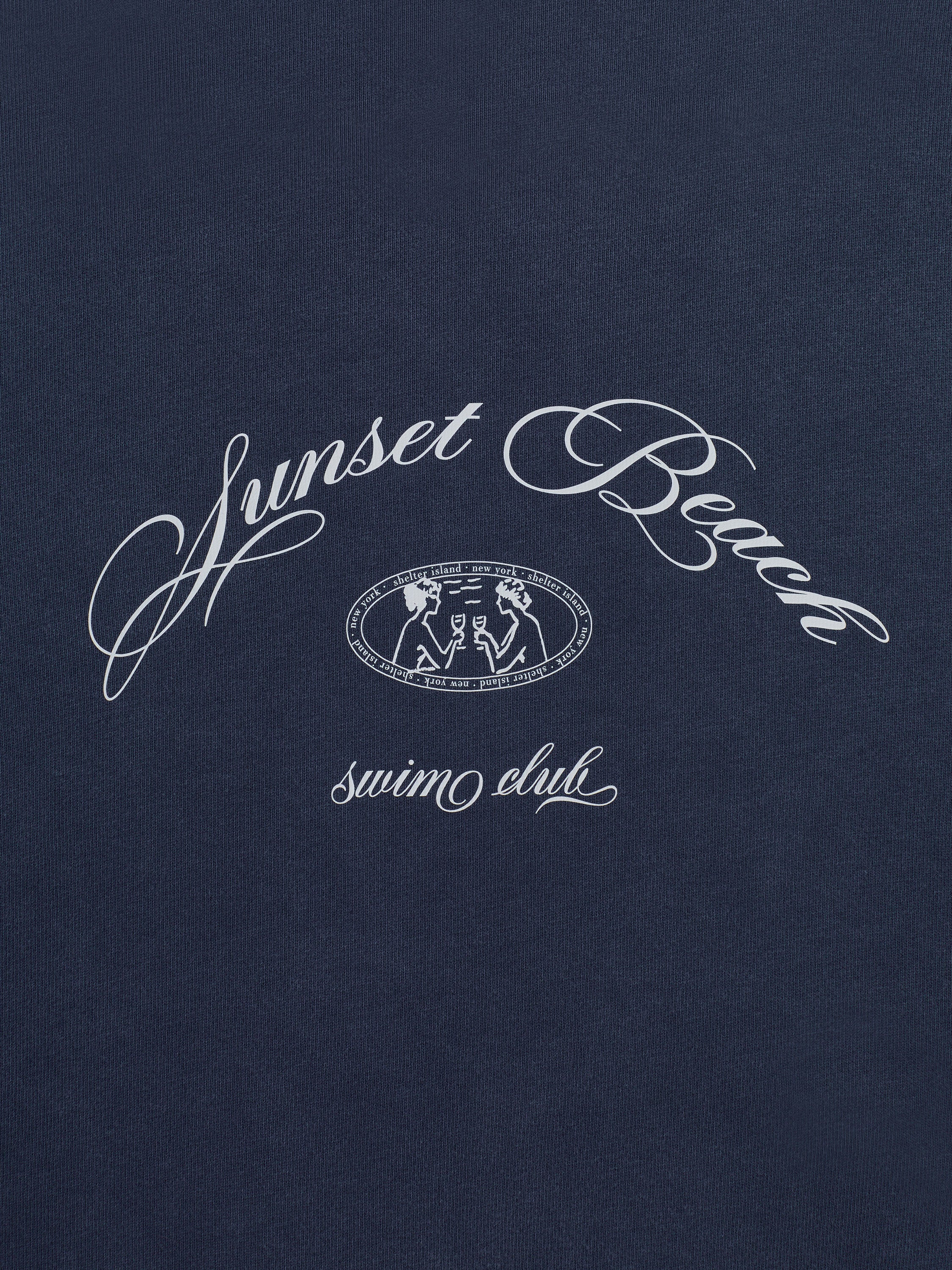 Rosé Sunset Navy Sweatshirt