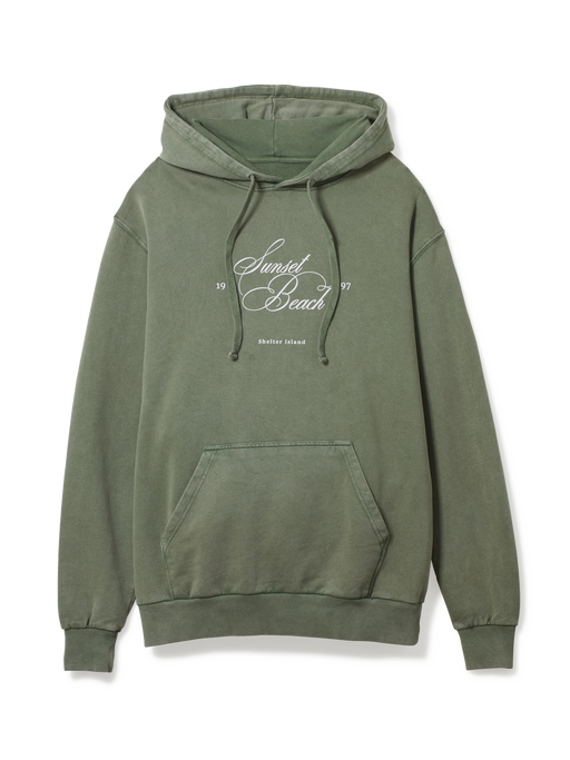 SSB SCRIPT HOODIE - GREEN