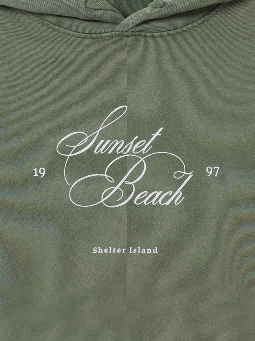 SSB SCRIPT HOODIE - GREEN