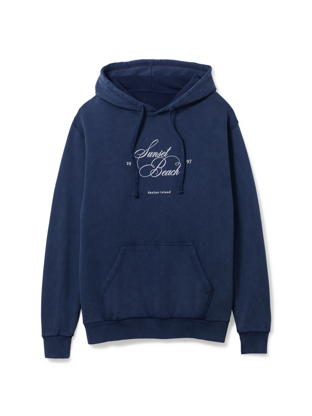 Script Navy Hoodie