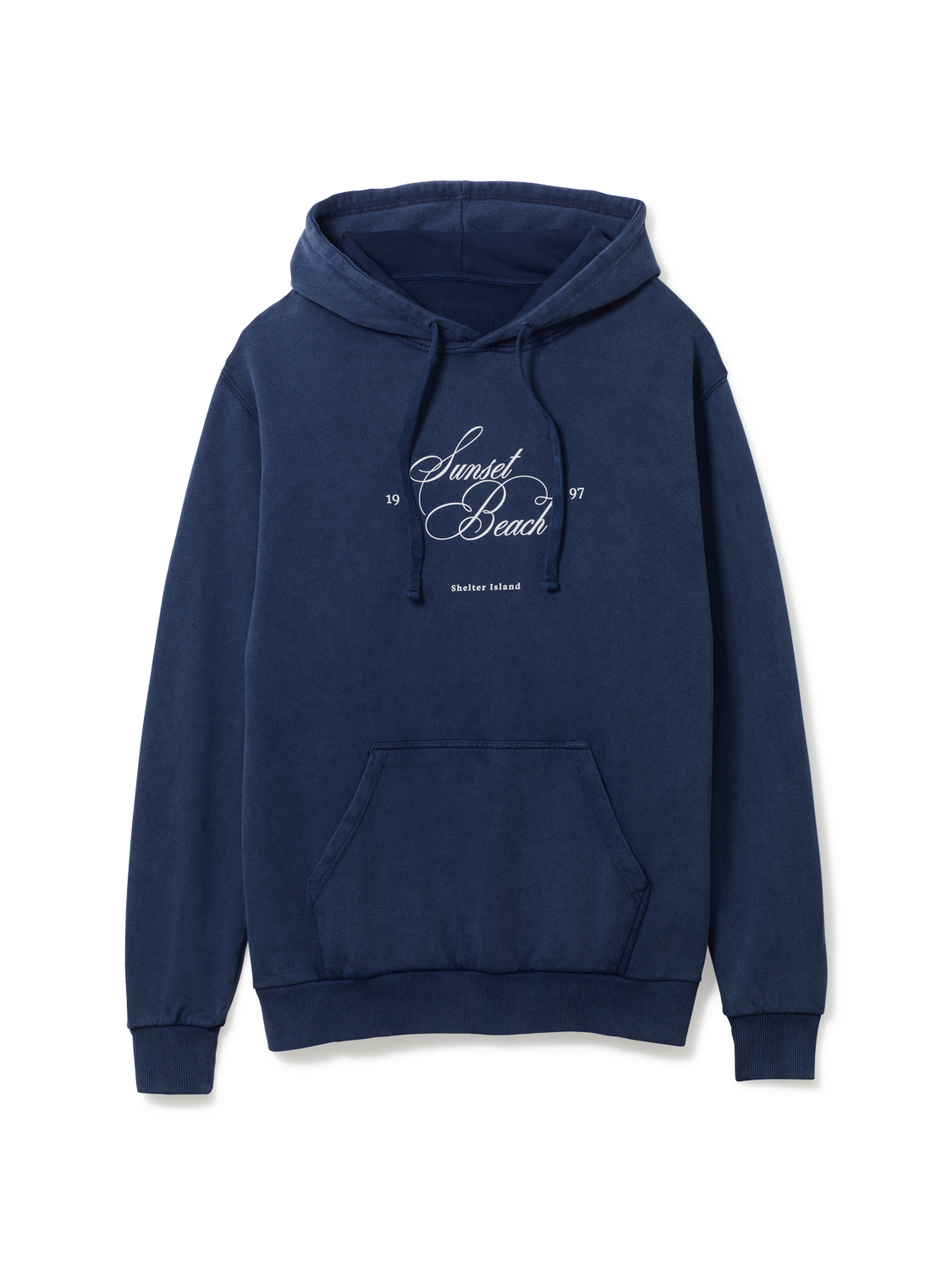 Script Navy Hoodie