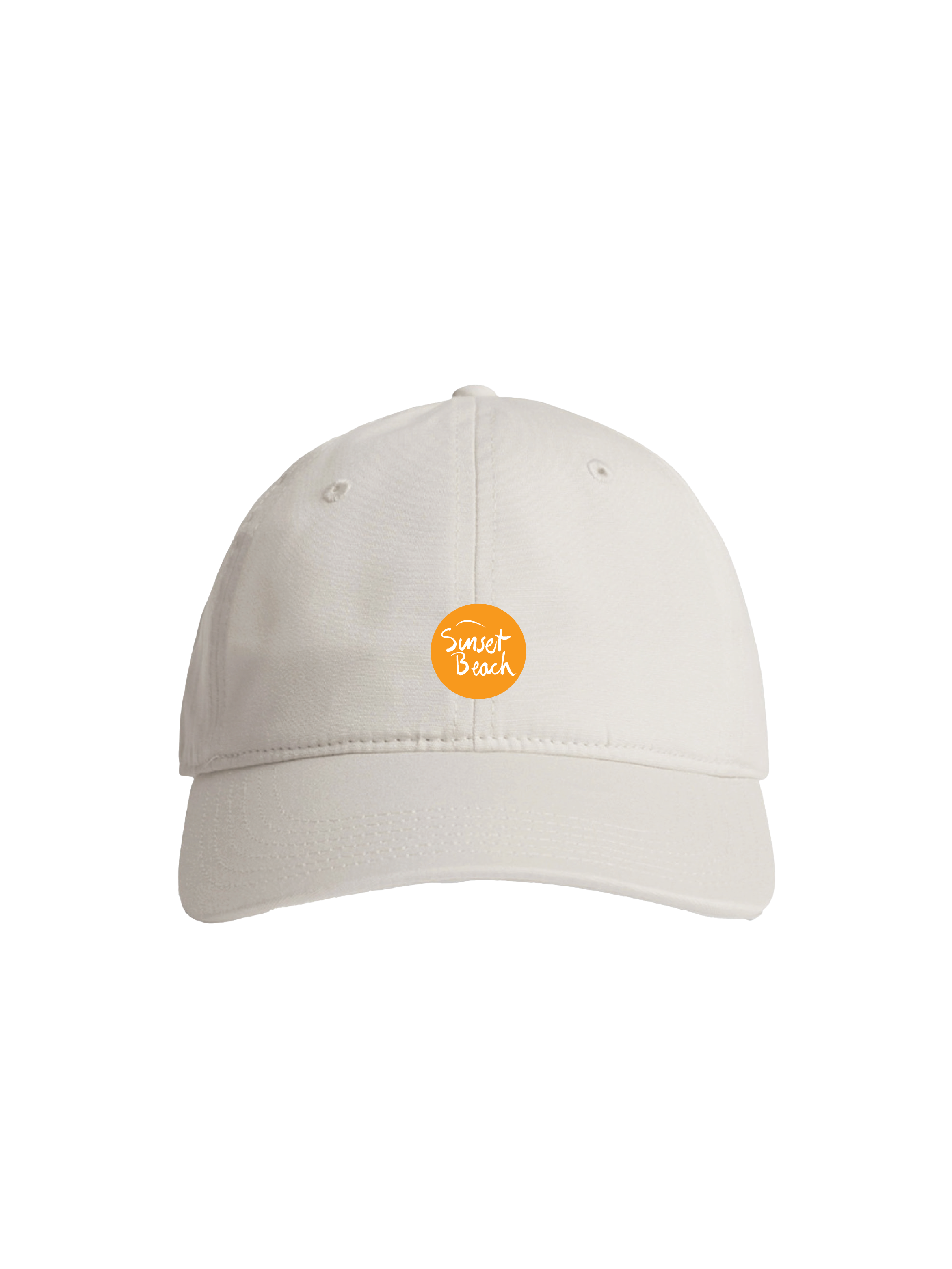 Sunset Beach Logo White Cap