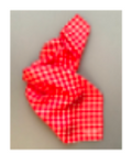 HEAD SCARF RED