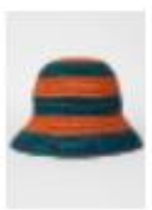 HAT BLUE/ ORANGE STRIPE
