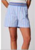 SHORTS BLUE VERTICAL STRIPE